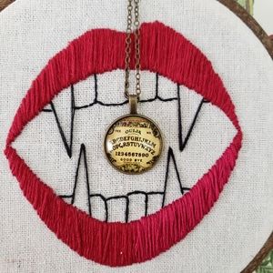 Occult Ouija Board Necklace